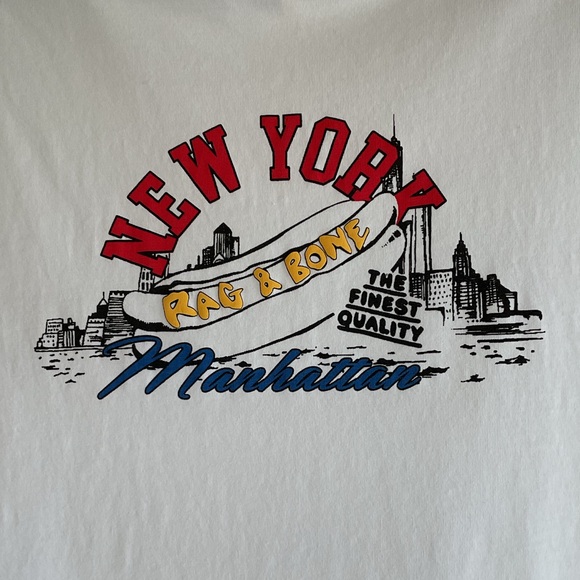 rag & bone women’s NY Hot Dog Tee - Picture 7 of 12